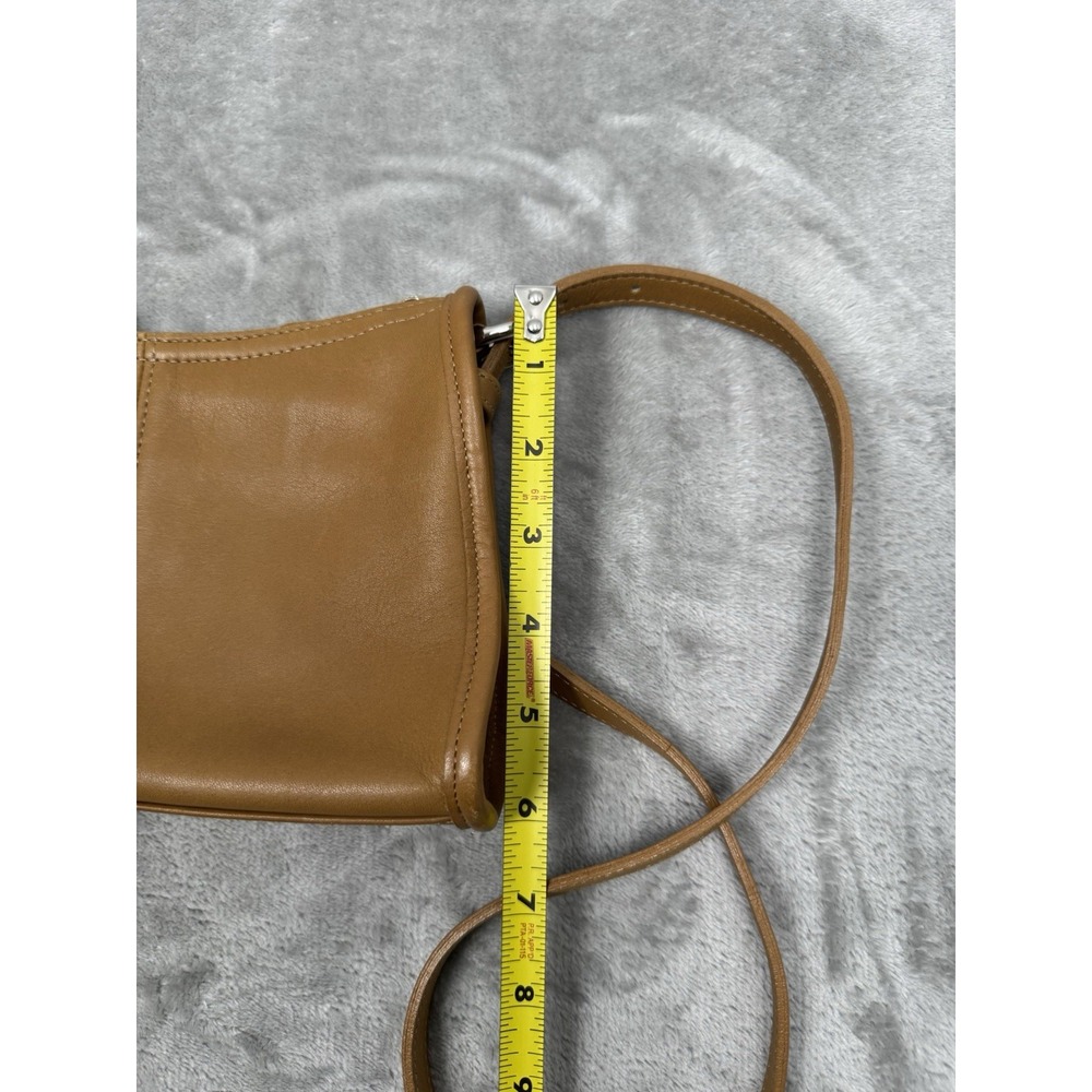 Vintage Coach Tan Soho Bag 4104 Demi Zip Purse Shoulder Costa Rica 1998 90s - Picture 12 of 13